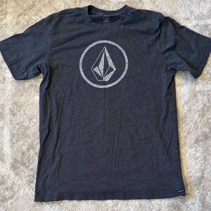 Volcom Men's Charcoal Graphic Tee